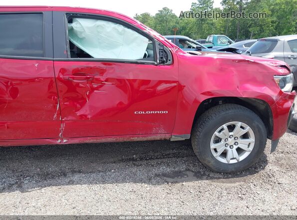 1GCGSCEN8M1128548 2021 CHEVROLET COLORADO Red Vista frontal