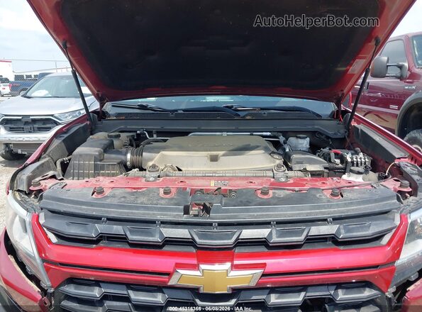 1GCGSCEN8M1128548 2021 CHEVROLET COLORADO Red Vista trasera