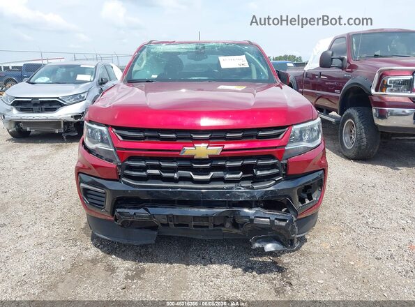 1GCGSCEN8M1128548 2021 CHEVROLET COLORADO Red Vista del cuadro de instrumentos