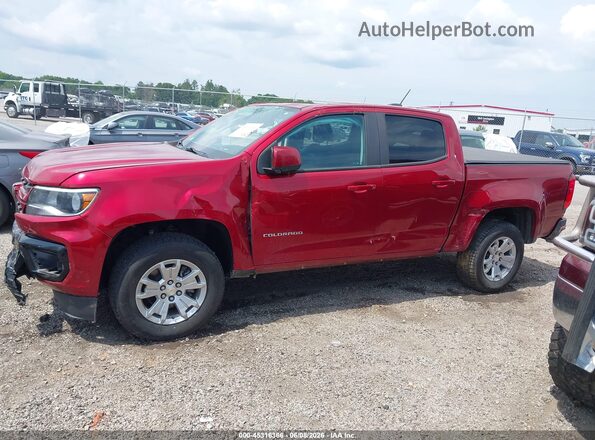 1GCGSCEN8M1128548 2021 CHEVROLET COLORADO Red Vista interior de 360 grados
