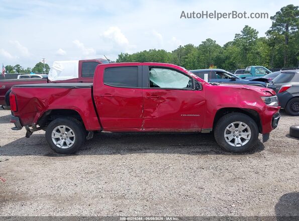 1GCGSCEN8M1128548 2021 CHEVROLET COLORADO Red Vista interior trasera