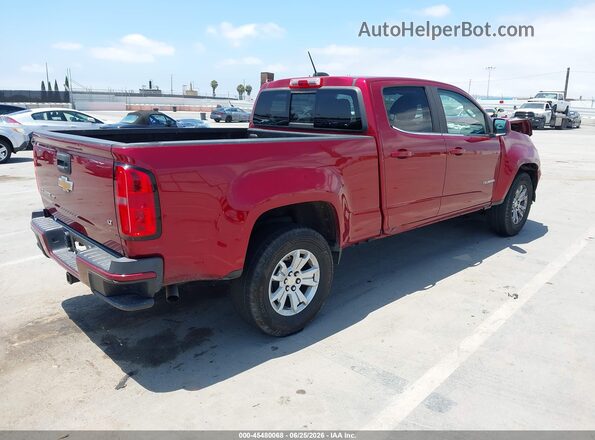 1GCGSCEN9J1117229 2018 CHEVROLET COLORADO Maroon Trasero derecho