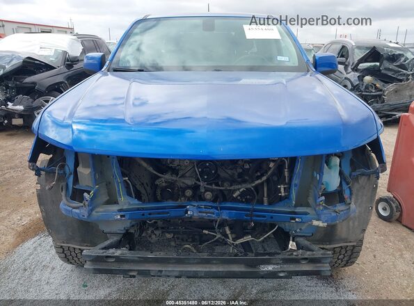 1GCGSCEN9J1139439 2018 CHEVROLET COLORADO Blue Vista frontal