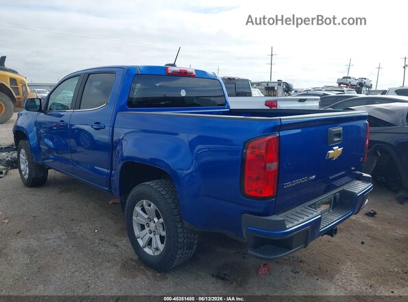1GCGSCEN9J1139439 2018 CHEVROLET COLORADO Blue Trasero izquierdo
