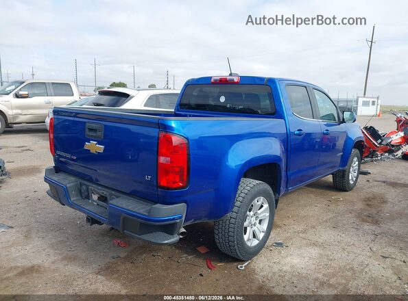 1GCGSCEN9J1139439 2018 CHEVROLET COLORADO Blue Trasero derecho
