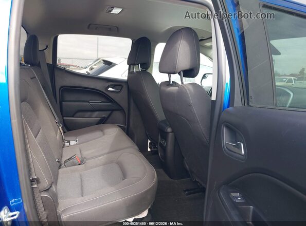 1GCGSCEN9J1139439 2018 CHEVROLET COLORADO Blue Vista de la etiqueta del VIN