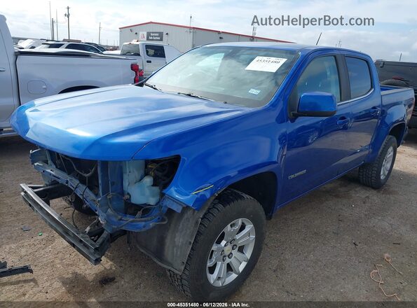 1GCGSCEN9J1139439 2018 CHEVROLET COLORADO Blue Vista tres cuartos delantera izquierda
