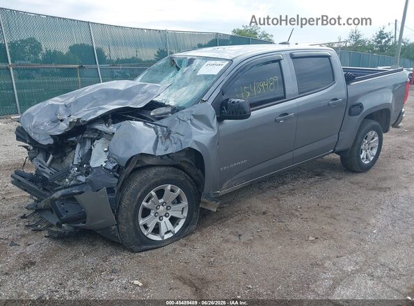1GCGSCEN9N1322622 2022 CHEVROLET COLORADO Gray Առջևի ձախ երեք քառորդ տեսարան