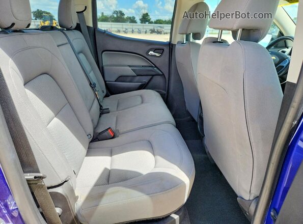 1GCGSCENXH1239589 2017 CHEVROLET COLORADO Blue Вид задніх сидінь