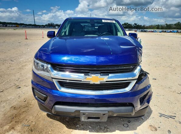 1GCGSCENXH1239589 2017 CHEVROLET COLORADO Blue Вид спереду
