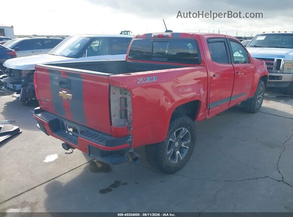 1GCGSDE36G1349588 2016 CHEVROLET COLORADO Red Tył prawy