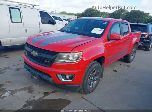 1GCGSDE36G1349588 2016 CHEVROLET COLORADO Red Przód lewy