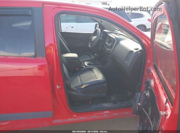 1GCGSDE36G1349588 2016 CHEVROLET COLORADO Red Widok wnętrza z przodu
