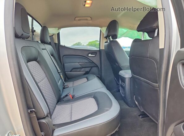 1GCGSDE38G1345686 2016 CHEVROLET COLORADO Silver უკანა სავარძლების ხედი