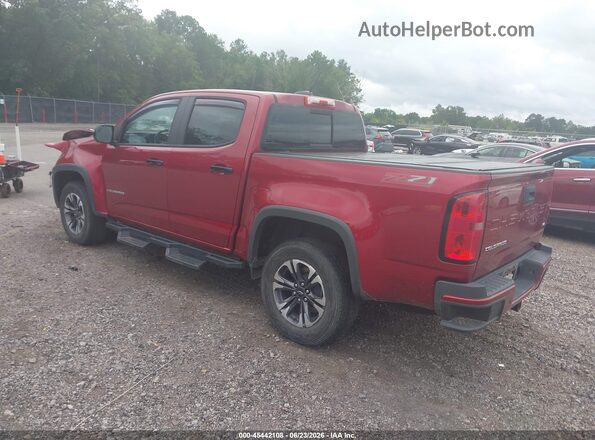 1GCGSDEN2M1106406 2021 CHEVROLET COLORADO Red Trasero izquierdo
