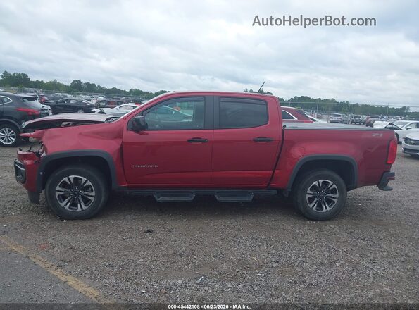 1GCGSDEN2M1106406 2021 CHEVROLET COLORADO Red 