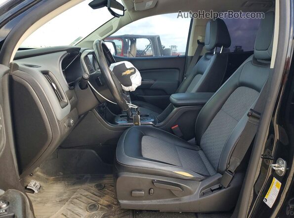 1GCGSDEN6J1277882 2018 CHEVROLET COLORADO Черный Вид салона спереди