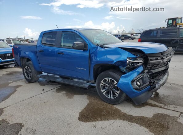 1GCGSDEN6N1214156 2022 CHEVROLET COLORADO Blue Przód prawy