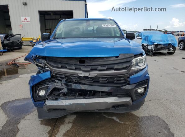 1GCGSDEN6N1214156 2022 CHEVROLET COLORADO Blue Widok z przodu