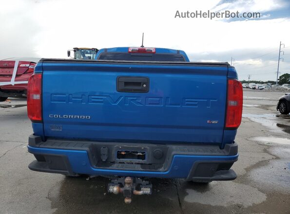 1GCGSDEN6N1214156 2022 CHEVROLET COLORADO Blue Widok z tyłu