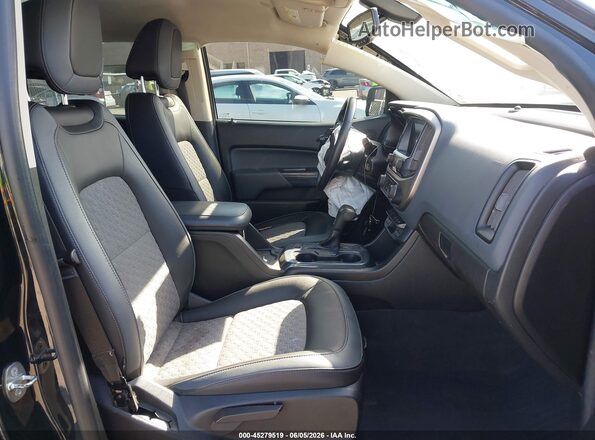1GCGSDEN8M1228204 2021 CHEVROLET COLORADO Black Widok wnętrza z przodu