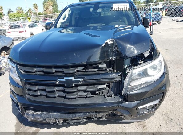 1GCGSDEN8M1228204 2021 CHEVROLET COLORADO Black Widok z przodu