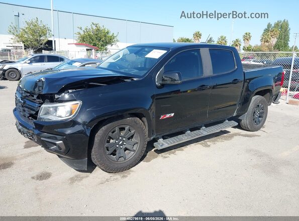 1GCGSDEN8M1228204 2021 CHEVROLET COLORADO Black Przód lewy
