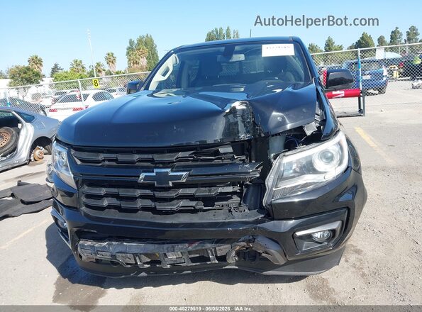 1GCGSDEN8M1228204 2021 CHEVROLET COLORADO Black Widok wnętrza z tyłu