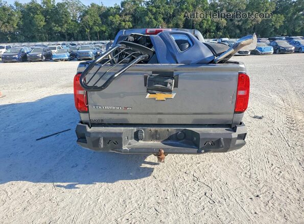 1GCGSDEN9J1115048 2018 CHEVROLET COLORADO Gray Հետևի տեսք