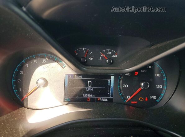 1GCGSDEN9J1298337 2018 CHEVROLET COLORADO Black Вид щитка приладів