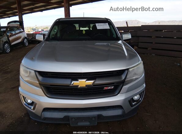 1GCGSDENXH1303295 2017 CHEVROLET COLORADO Silver Սարքավորումների վահանակի տեսք