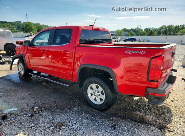 1GCGTBE3XG1353855 2016 CHEVROLET COLORADO Red Trasero izquierdo