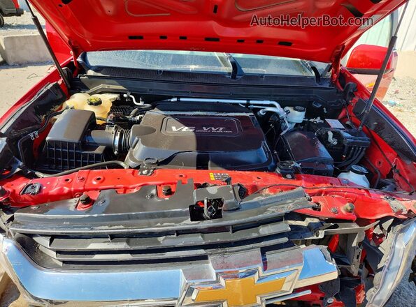 1GCGTBE3XG1353855 2016 CHEVROLET COLORADO Red Vista interior trasera
