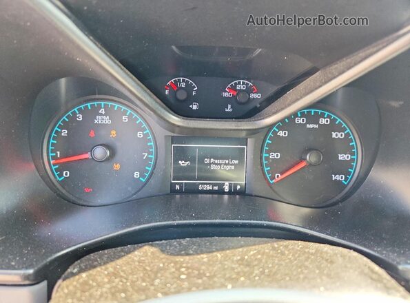 1GCGTBE3XG1353855 2016 CHEVROLET COLORADO Red Vista del cuadro de instrumentos