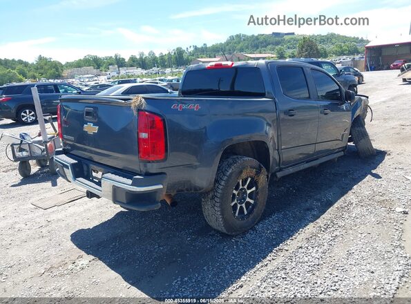 1GCGTBE3XG1365178 2016 CHEVROLET COLORADO Gray Tył prawy