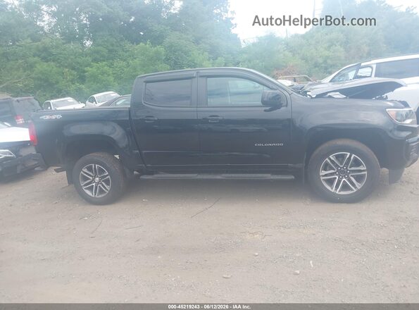 1GCGTBEN1M1181910 2021 CHEVROLET COLORADO Black Вид задньої частини салону