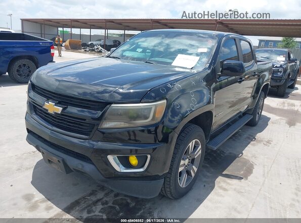 1GCGTBEN2J1265746 2018 CHEVROLET COLORADO Black Front view