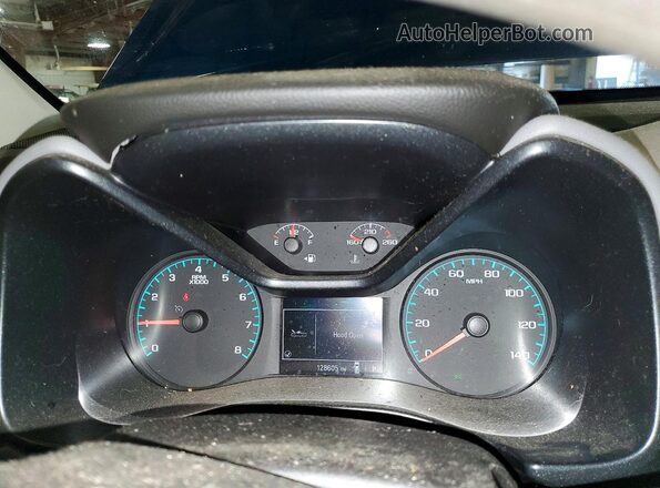 1GCGTBEN2K1125956 2019 CHEVROLET COLORADO Blue Instrument cluster view