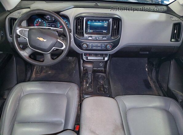 1GCGTBEN2K1125956 2019 CHEVROLET COLORADO Blue Dashboard view