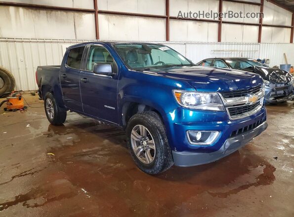 1GCGTBEN2K1125956 2019 CHEVROLET COLORADO Blue Front right