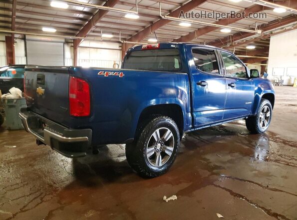 1GCGTBEN2K1125956 2019 CHEVROLET COLORADO Blue Rear right