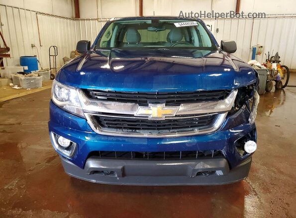 1GCGTBEN2K1125956 2019 CHEVROLET COLORADO Blue Front view