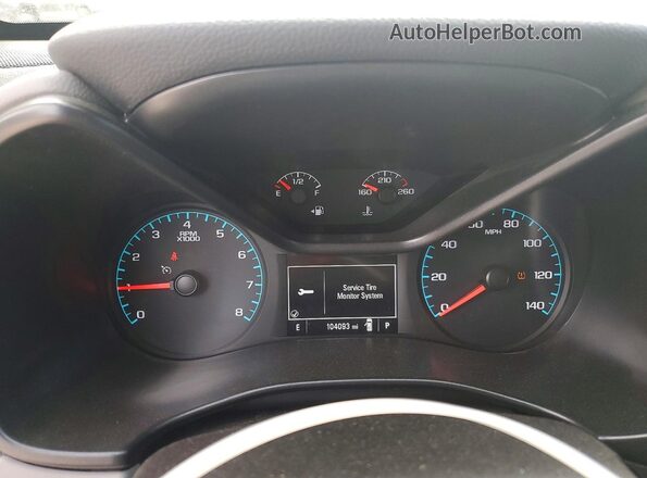 1GCGTBEN3L1223038 2020 CHEVROLET COLORADO Black Սարքավորումների վահանակի տեսք