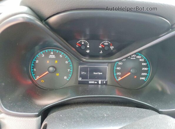 1GCGTBEN4M1254168 2021 CHEVROLET COLORADO Black Widok zestawu wskaźników
