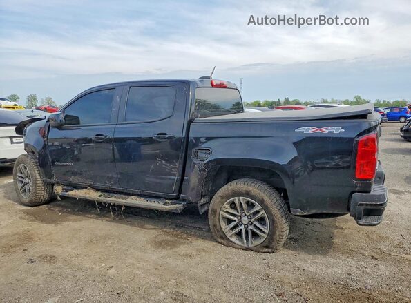 1GCGTBEN4M1254168 2021 CHEVROLET COLORADO Black Tył lewy