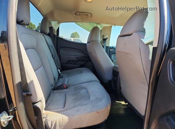 1GCGTBEN7H1213166 2017 CHEVROLET COLORADO Черный Вид задних сидений