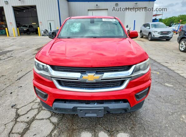 1GCGTBEN8H1255166 2017 CHEVROLET COLORADO Red Vista frontal