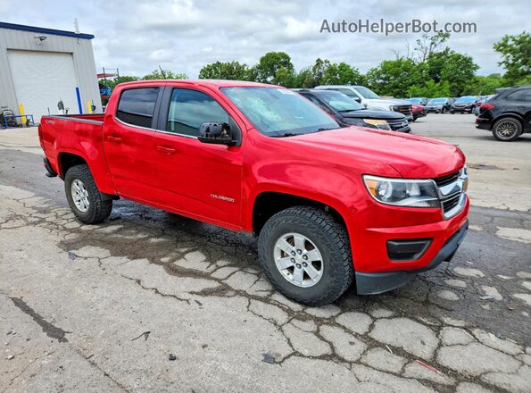 1GCGTBEN8H1255166 2017 CHEVROLET COLORADO Red Delantero derecho