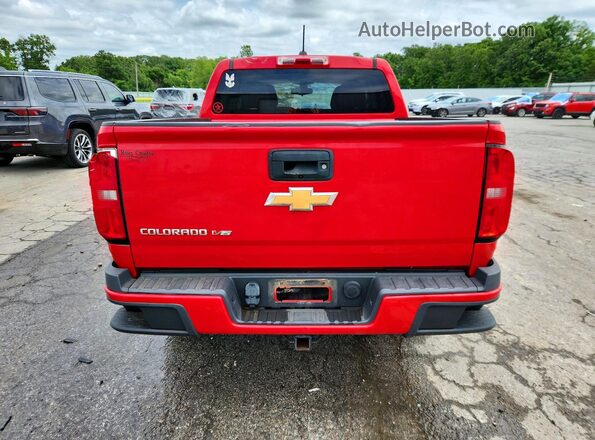 1GCGTBEN8H1255166 2017 CHEVROLET COLORADO Red Vista trasera