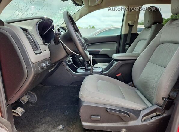 1GCGTBEN8H1255166 2017 CHEVROLET COLORADO Red Vista interior delantera